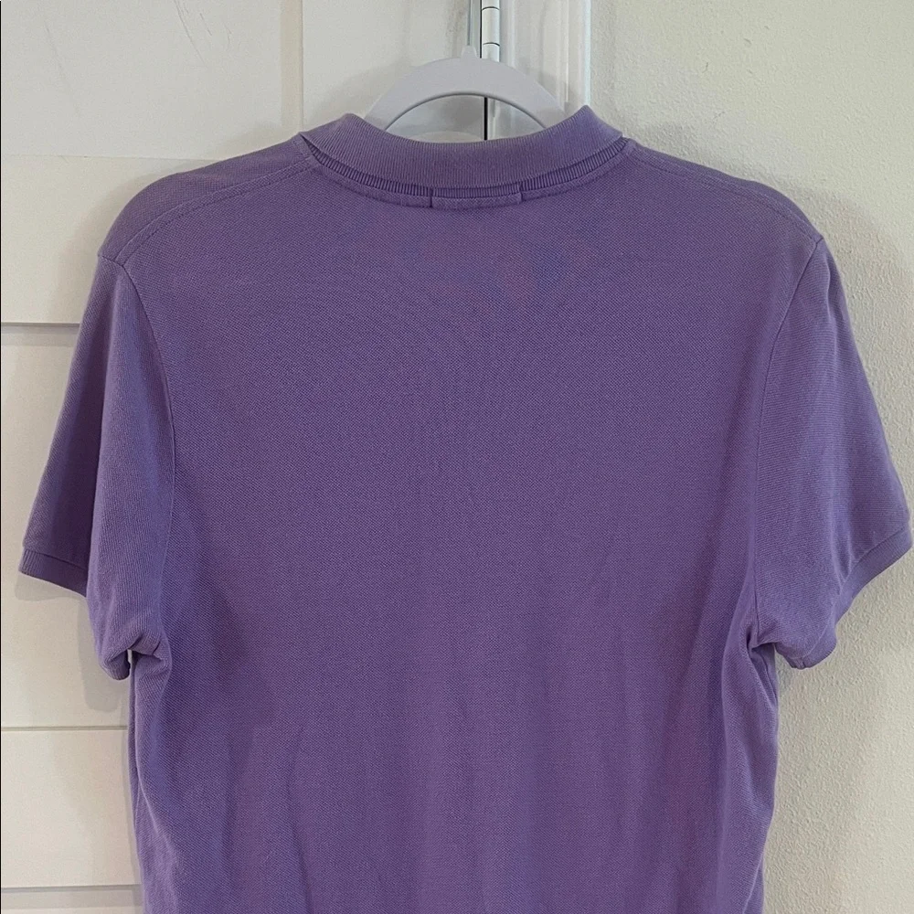 Kids Purple Ralph Lauren Skinny Polo Shirt Size XL EUC